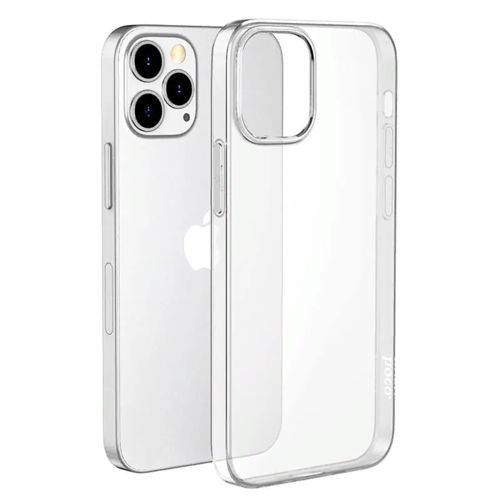 Силиконовый чехол-накладка Hoco для iPhone 13 Pro прозрачный