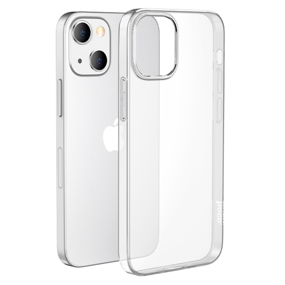 Силиконовый чехол-накладка Hoco для iPhone 13 Mini прозрачный
