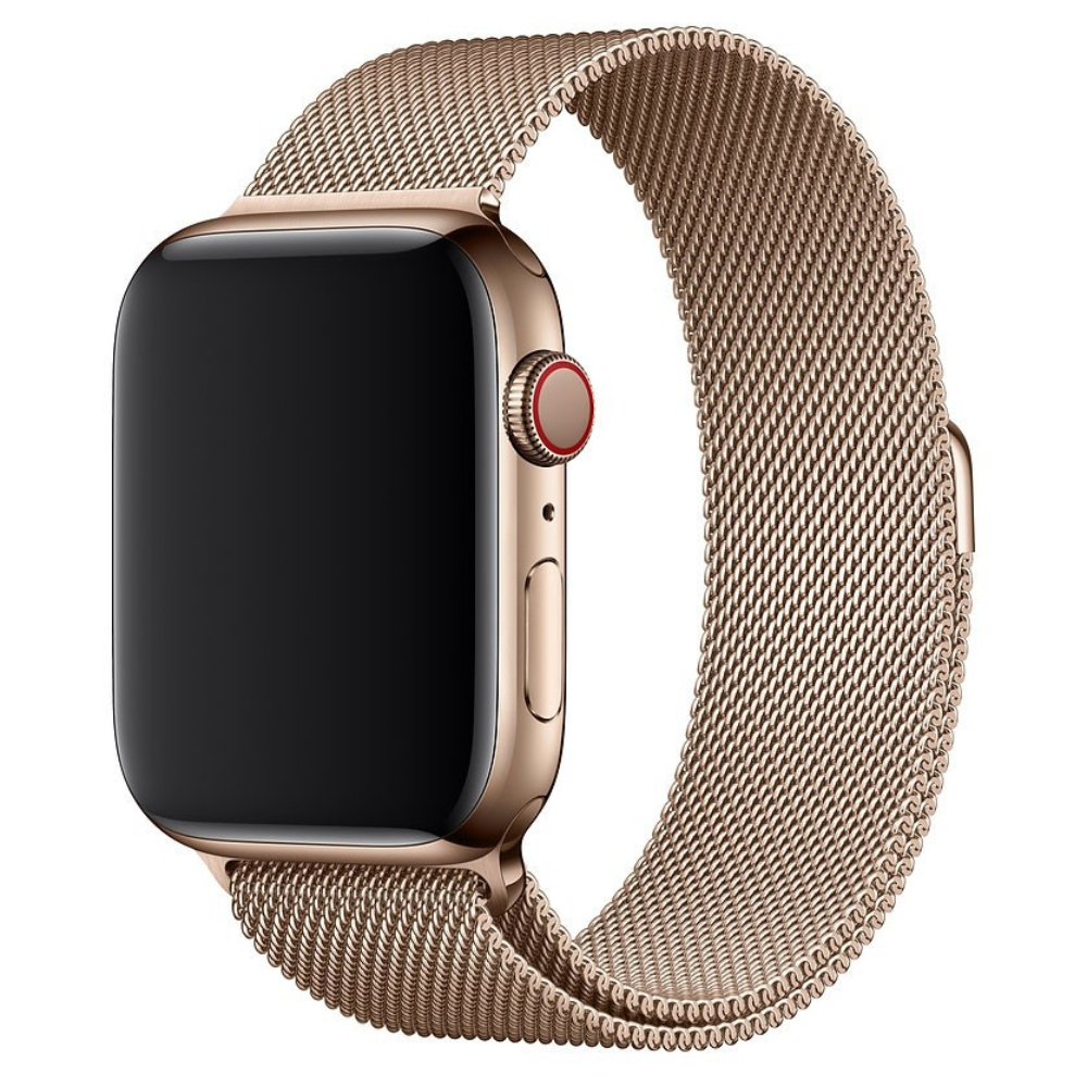 Ремешок Milanese Loop для Apple Watch 38/40mm золотой