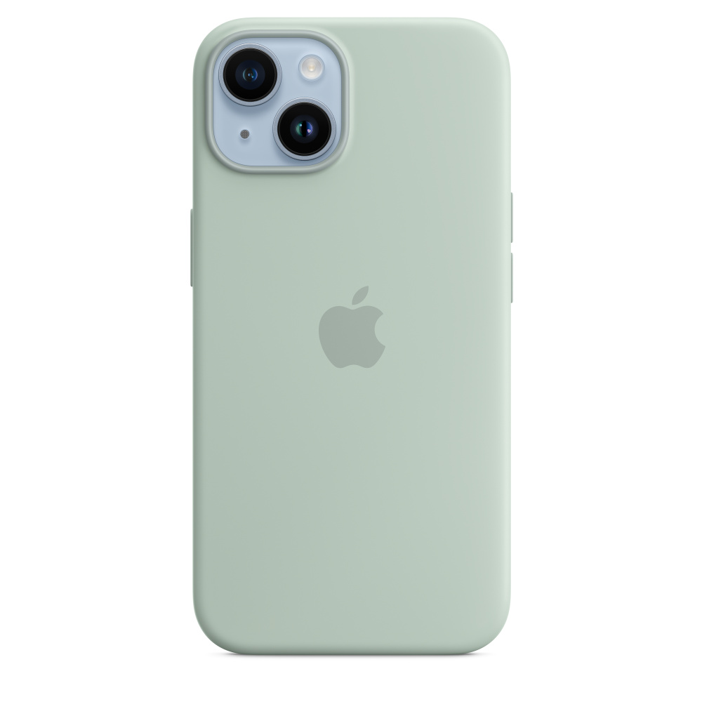 Силиконовый чехол для iPhone 14 Салатовый