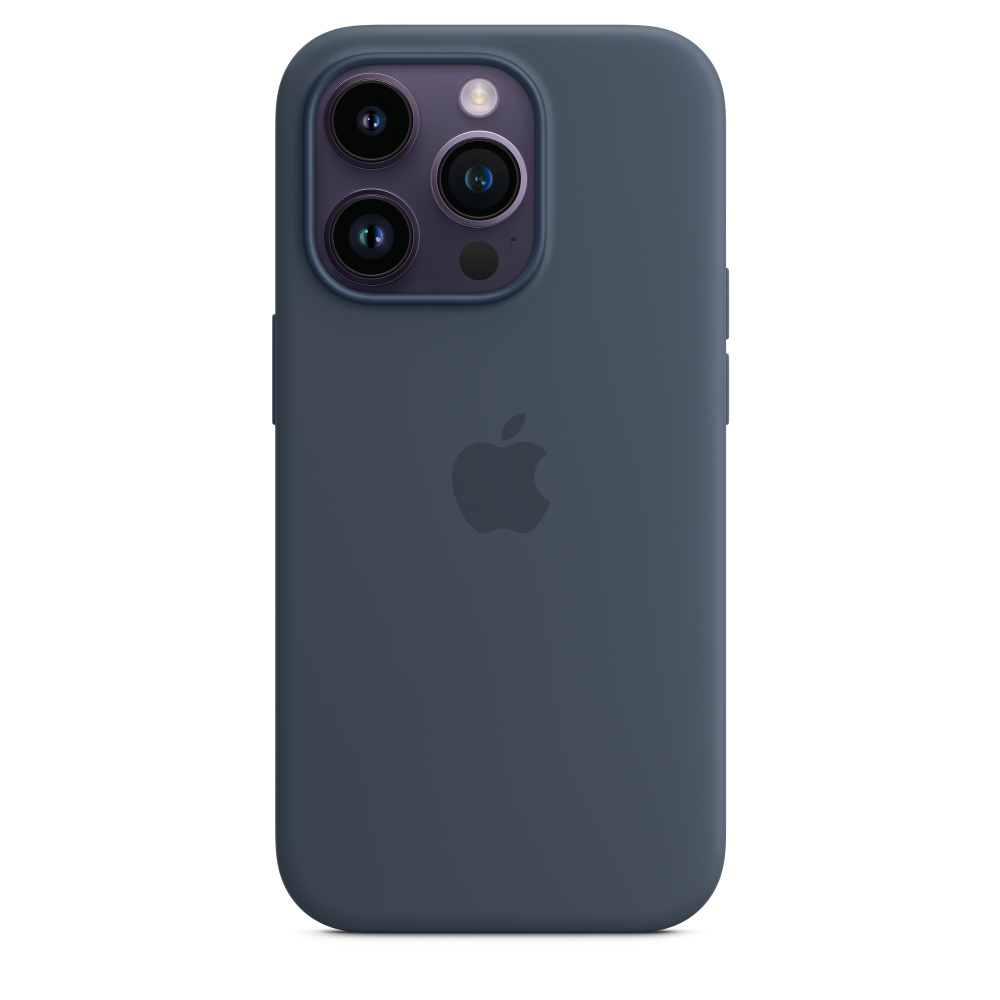 Силиконовый чехол для iPhone 14 Pro Синий