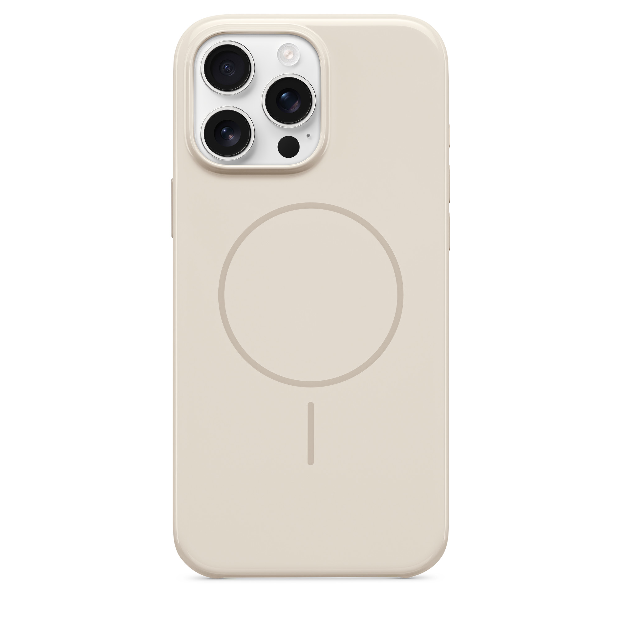 Чехол Beats для iPhone 16 Pro Max Бежевый