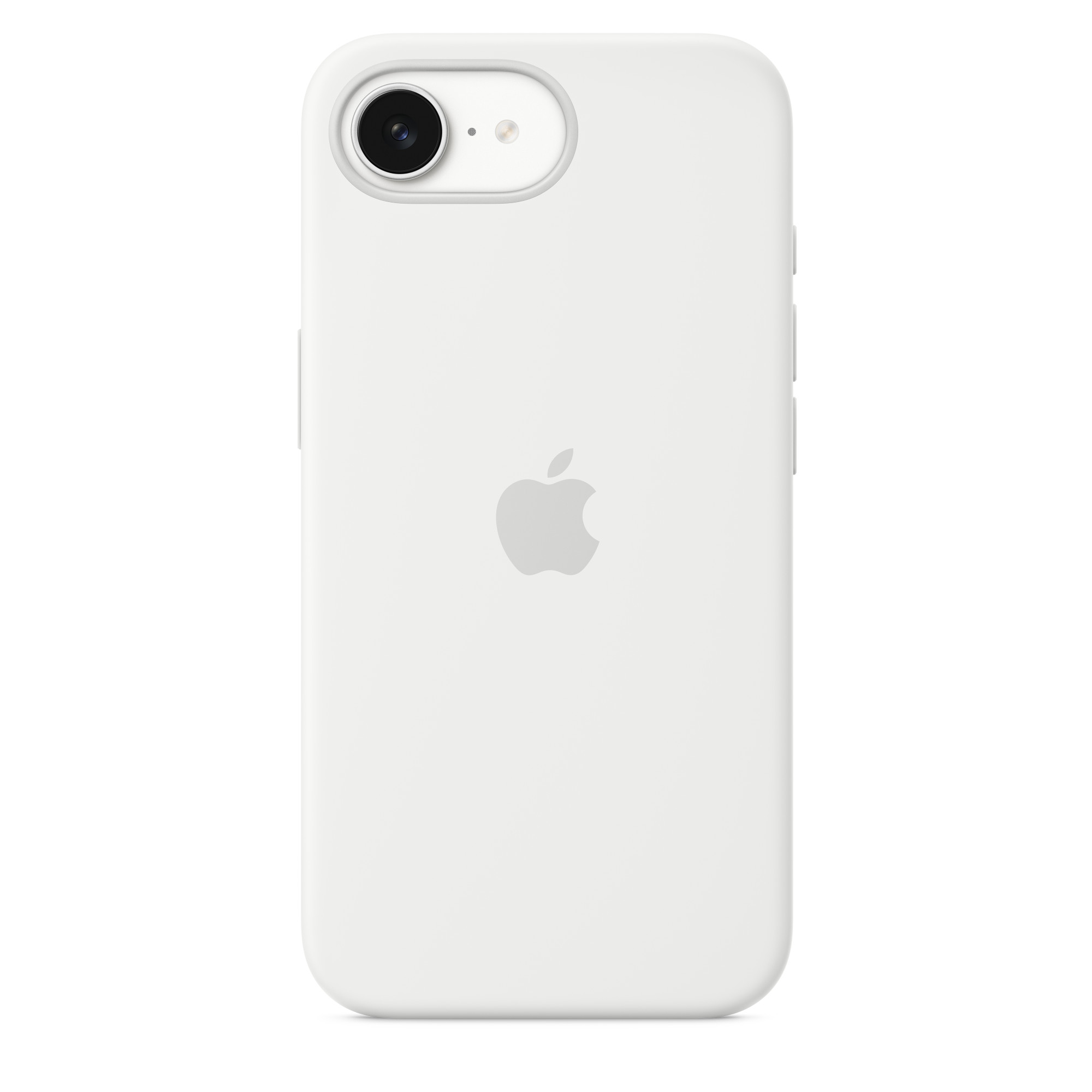 Силиконовый чехол для iPhone 16e Белый
