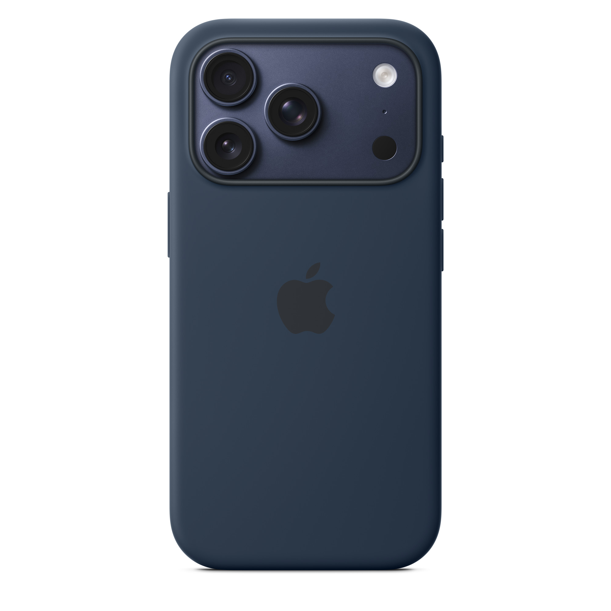 Силиконовый чехол для iPhone 17 Pro Полуночный