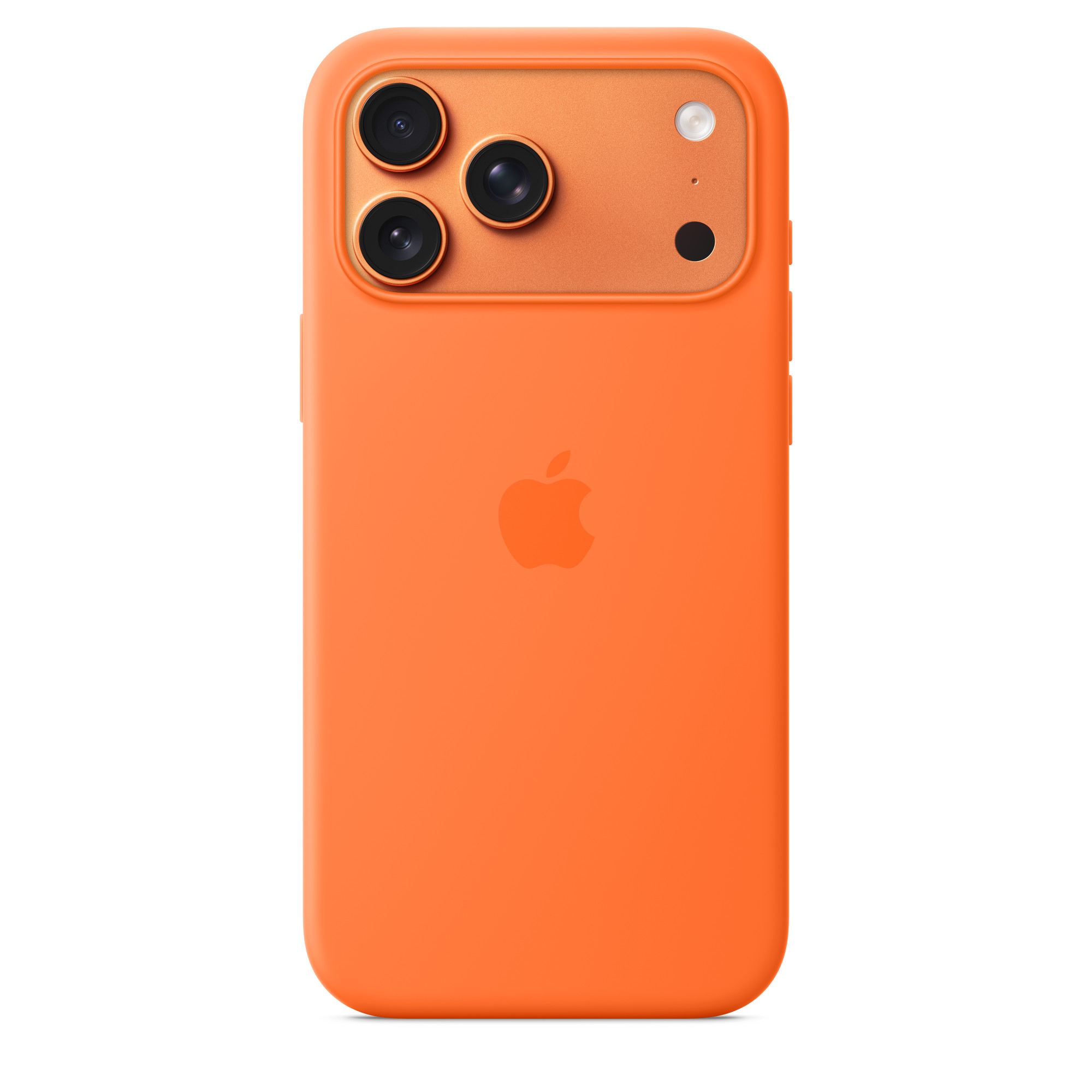 Силиконовый чехол для iPhone 17 Pro Max Оранжевый