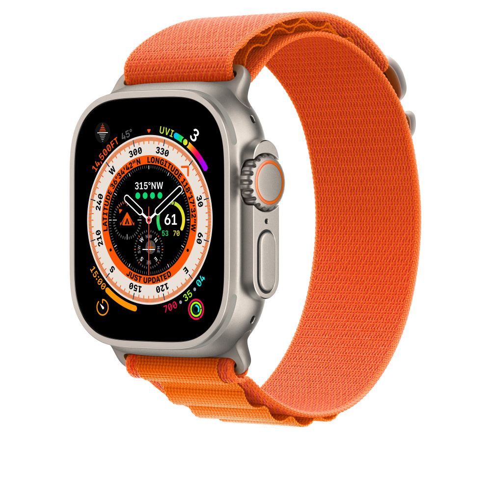 Ремешок Alpine Loop для Apple Watch 38/40/41 mm оранжевый