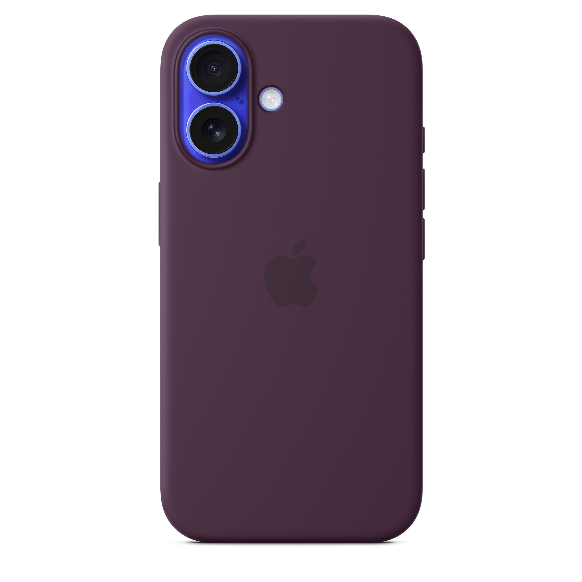 Силиконовый чехол для iPhone 16 Бордовый